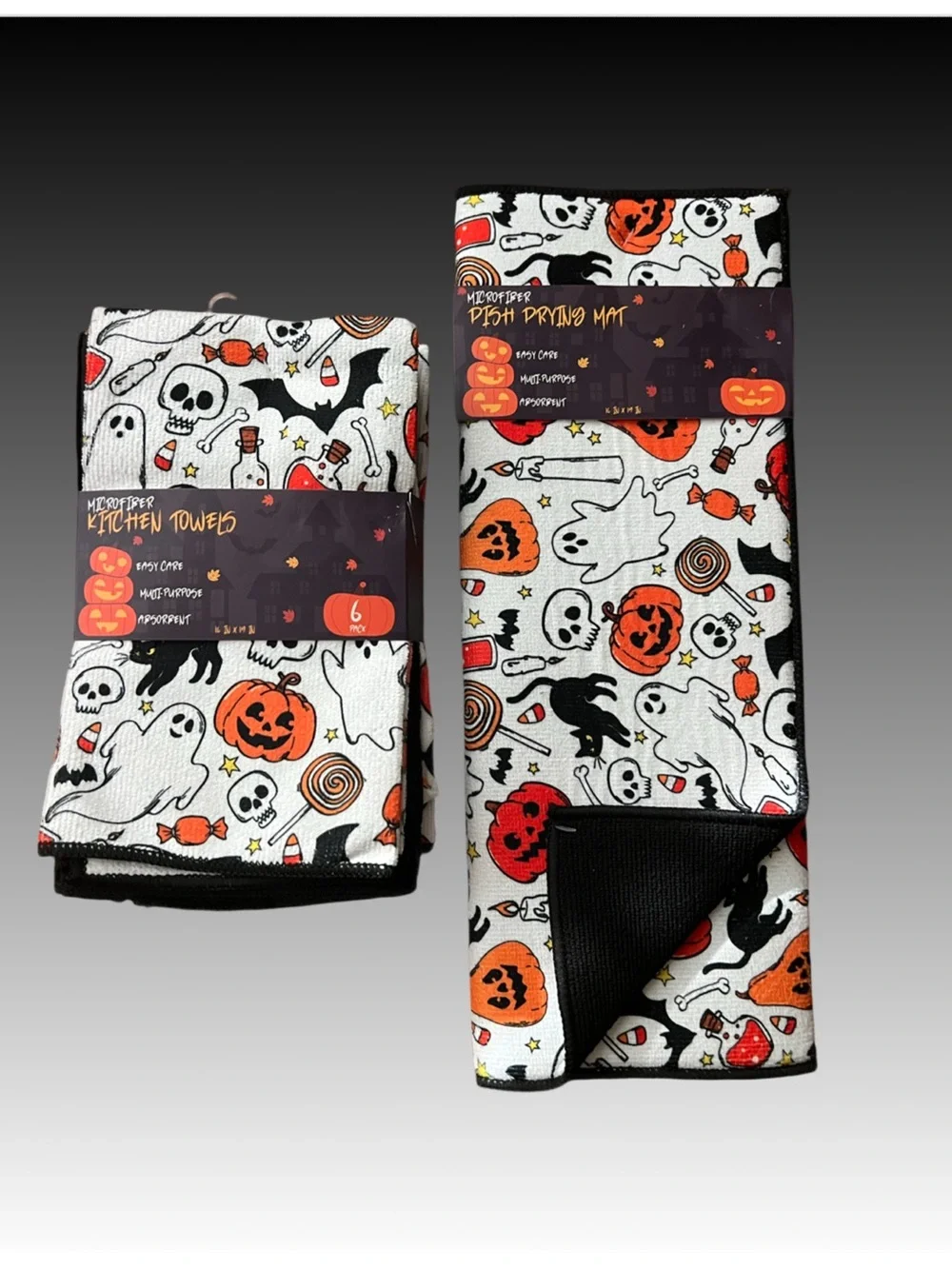 Halloween Kitchen Towel/Dish Drying Set